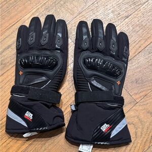 KEMIMOTO Waterproof Motorcycle Gloves Model FGV041 for Men X-Large Black